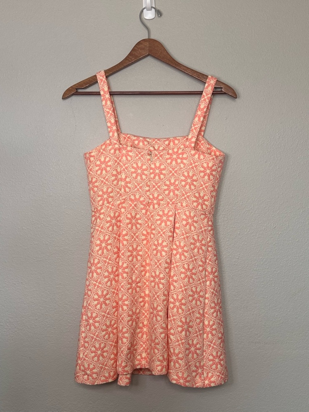 Forever 21 Y2K Peach/light pink  Floral Mini Dress Size M - Picture 2 of 4